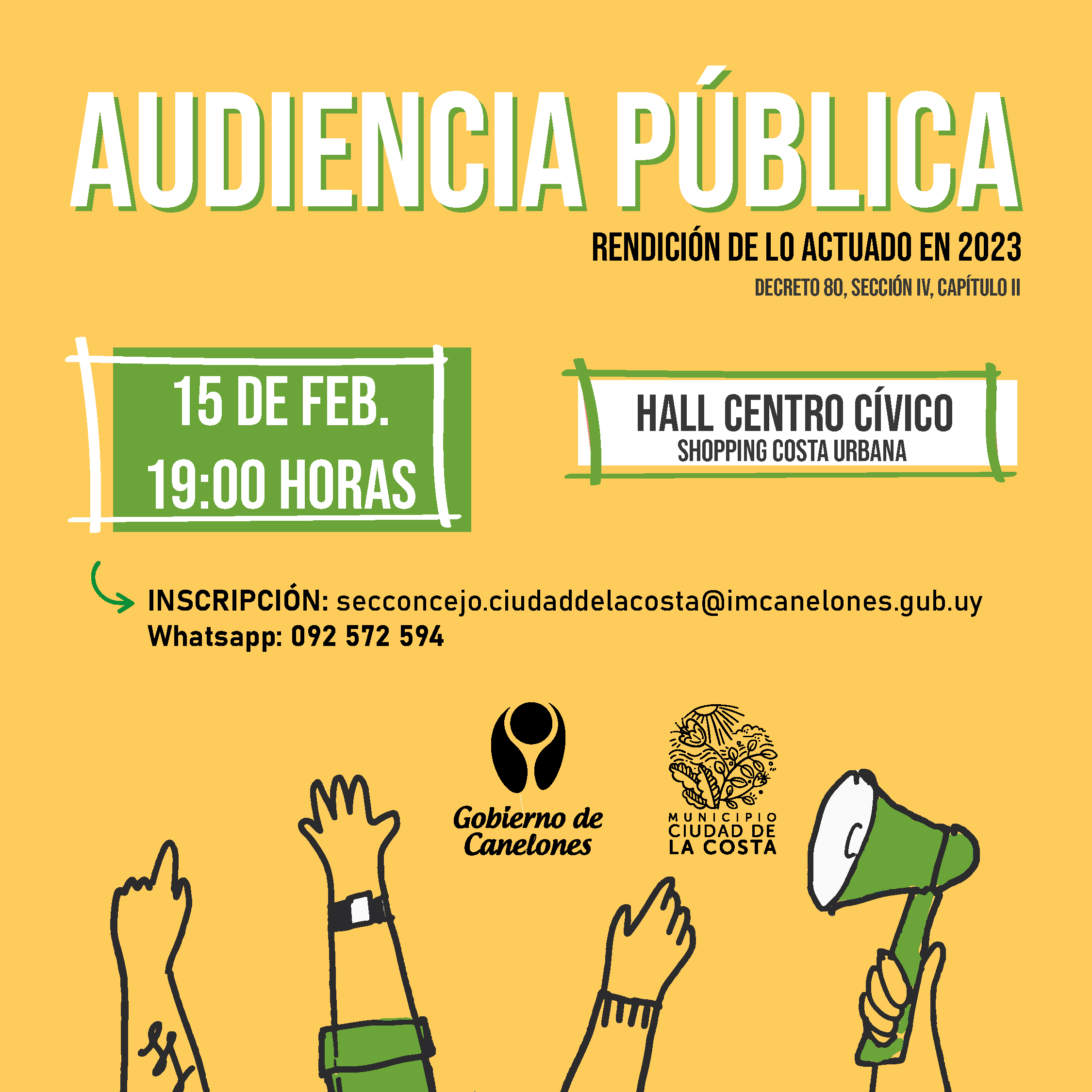 Audiencia Pública | CIUDAD DE LA COSTA